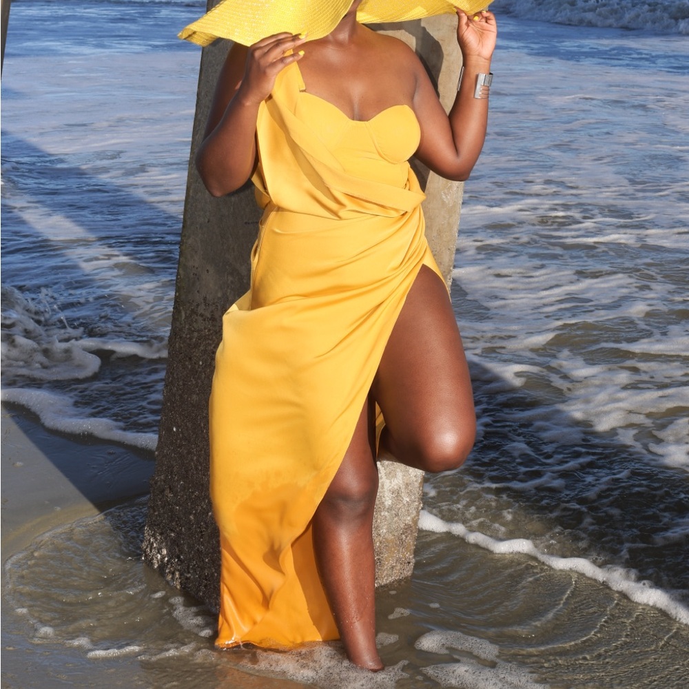 Vibrant Yellow Dress